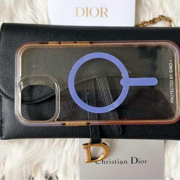 DIOR Saddle Long Wallet with Chain Bag leather crossbody. SOLD - Picture 16 of 16